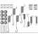 Accessory Kit, brake shoes