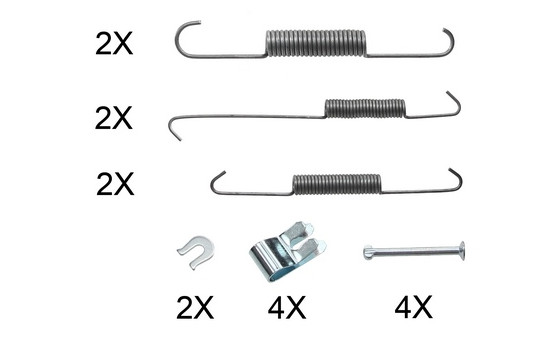 Accessory Kit, brake shoes