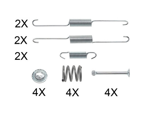 Accessory Kit, brake shoes