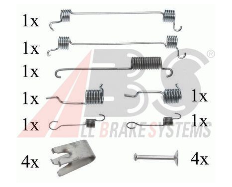 Accessory Kit, brake shoes, Image 2