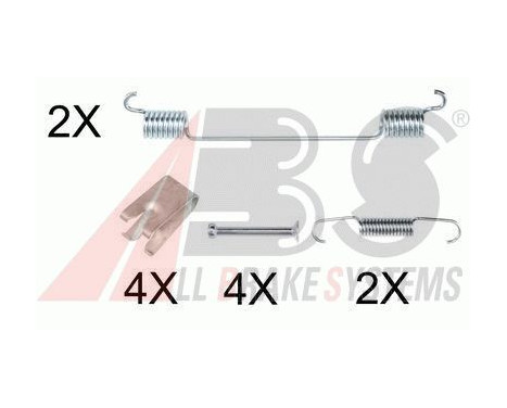 Accessory Kit, brake shoes, Image 2