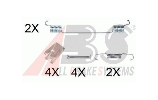 Accessory Kit, brake shoes, Image 2