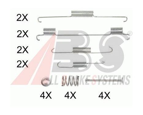 Accessory Kit, brake shoes, Image 2