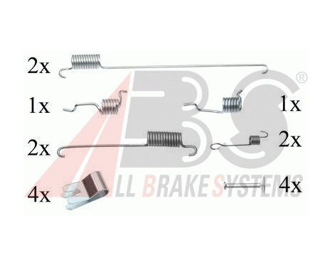 Accessory Kit, brake shoes, Image 2