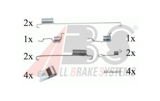 Accessory Kit, brake shoes, Image 2