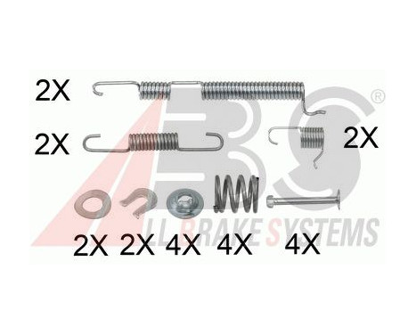 Accessory Kit, brake shoes, Image 2