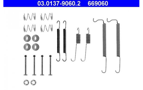 Accessory Kit, brake shoes