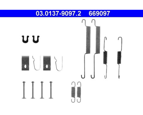 Accessory Kit, brake shoes