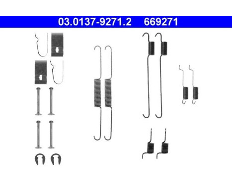 Accessory Kit, brake shoes