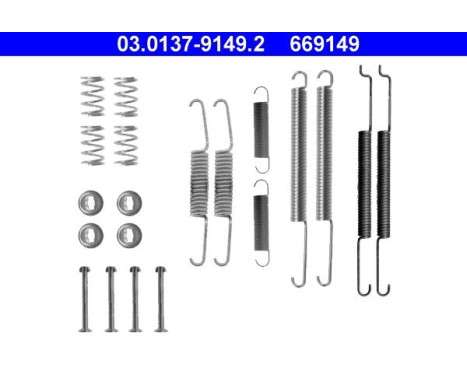 Accessory Kit, brake shoes