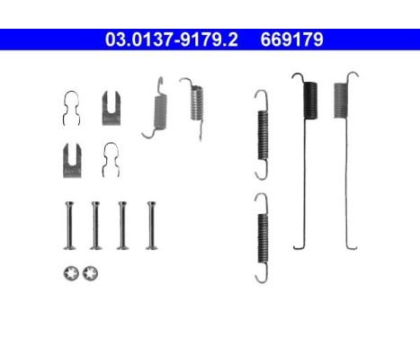 Accessory Kit, brake shoes