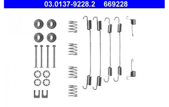 Accessory Kit, brake shoes
