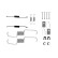 Accessory Kit, brake shoes