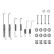 Accessory Kit, brake shoes