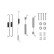 Accessory Kit, brake shoes