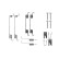 Accessory Kit, brake shoes