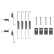 Accessory Kit, brake shoes