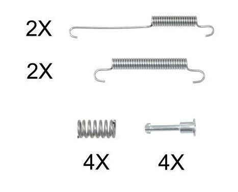 Accessory Kit, parking brake shoes
