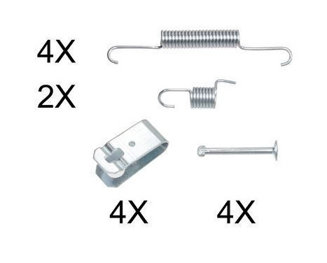 Accessory Kit, parking brake shoes