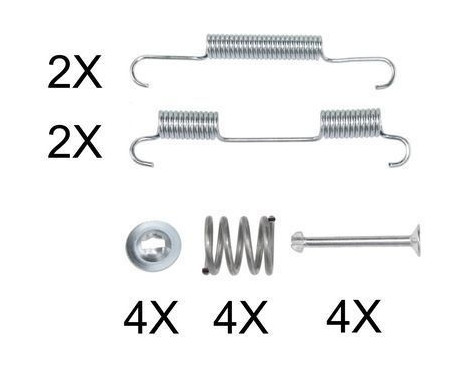 Accessory Kit, parking brake shoes