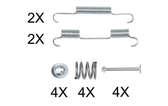 Accessory Kit, parking brake shoes