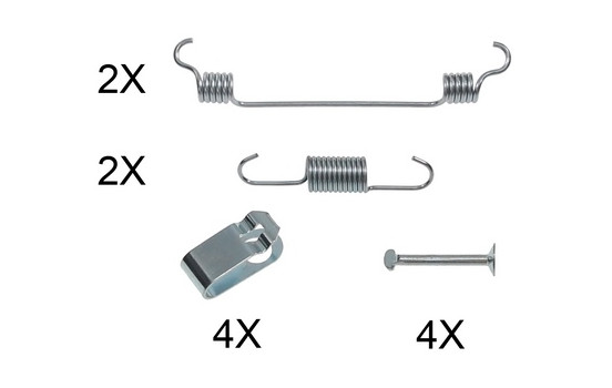 Accessory Kit, parking brake shoes