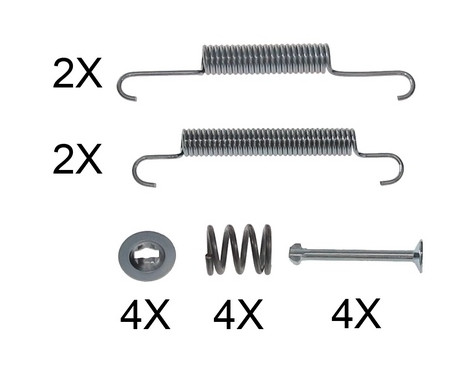 Accessory Kit, parking brake shoes