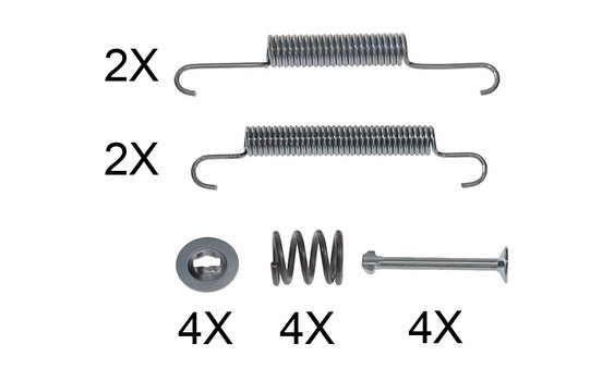 Accessory Kit, parking brake shoes