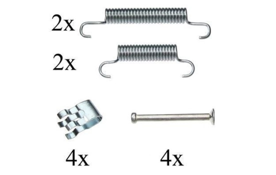 Accessory Kit, parking brake shoes