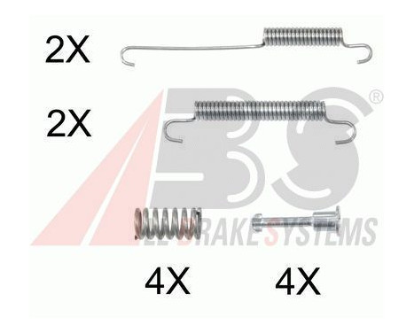 Accessory Kit, parking brake shoes, Image 2