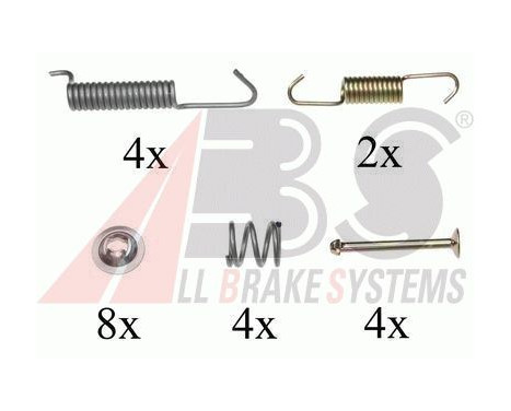Accessory Kit, parking brake shoes, Image 2