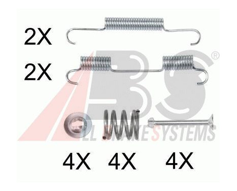 Accessory Kit, parking brake shoes, Image 2