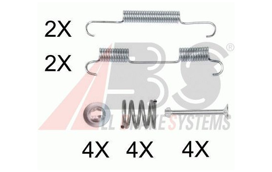 Accessory Kit, parking brake shoes, Image 2