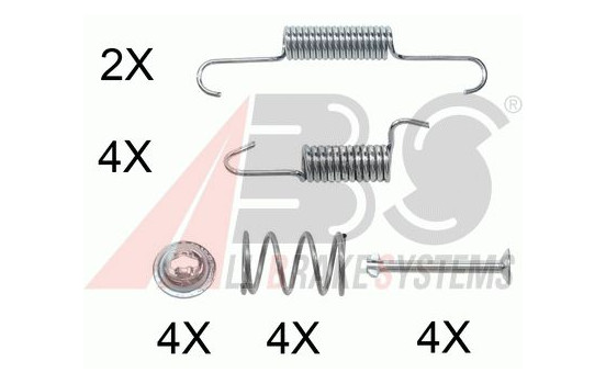 Accessory Kit, parking brake shoes, Image 2