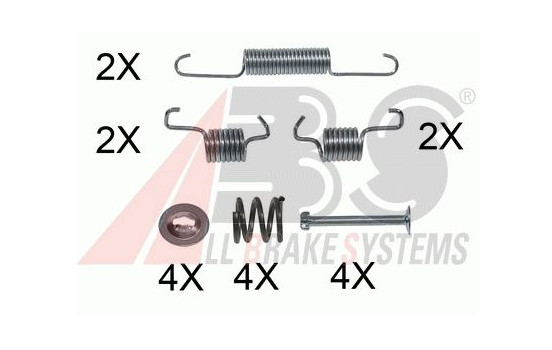 Accessory Kit, parking brake shoes, Image 2