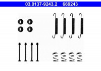 Accessory Kit, parking brake shoes