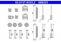 Accessory Kit, parking brake shoes