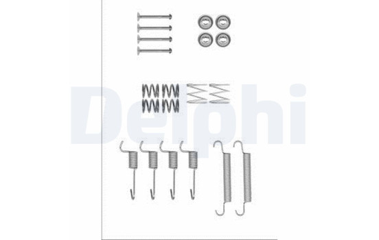 Accessory Kit, parking brake shoes