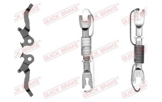 Adjustment set, drum brake