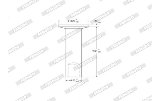 Spreading staple, drum brake lining, Image 2