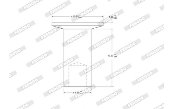 Spreading staple, drum brake lining, Image 2