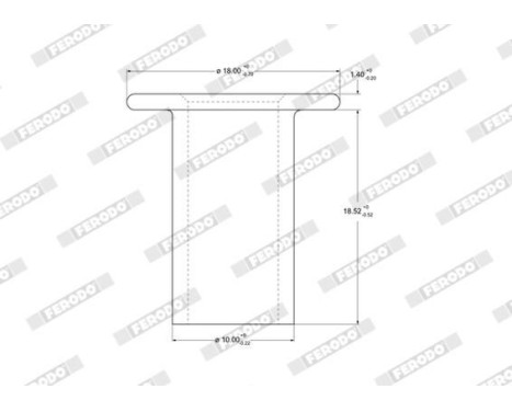 Spreading staple, drum brake lining, Image 2