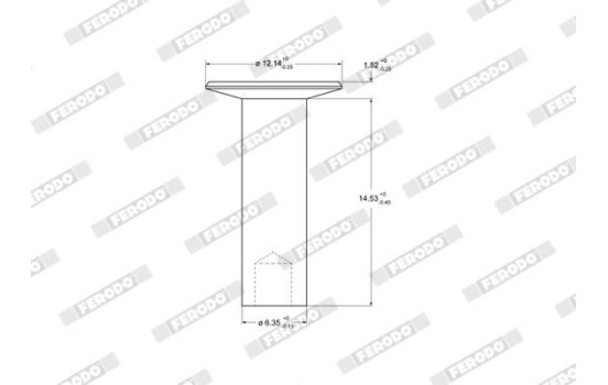 Spreading staple, drum brake lining, Image 2