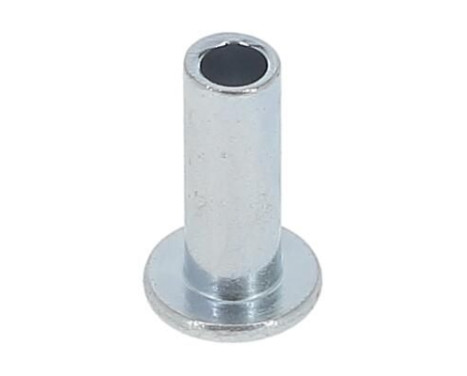 Spreading staple, drum brake lining