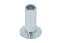 Spreading staple, drum brake lining