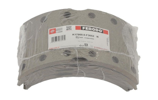 Brake lining set, drum brake K17900.0-F3652 Ferodo, Image 2