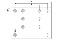 Brake lining set, drum brake