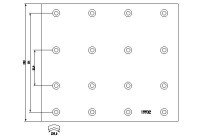 Brake lining set, drum brake