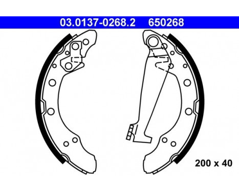 Brake Shoe Kit 03.0137-0268.2 ATE, Image 2