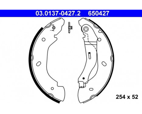 Brake Shoe Kit 03.0137-0427.2 ATE, Image 2